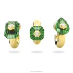 kruhové náušnice numina zmiešané strihy, zelené, pozlátené B8ZNT381 Swarovski šperky