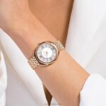 kryštalické glam hodinky švajčiarska výroba, kovový náramok, tón ružového zlata, povrchová úprava v tóne ružového zlata B8ZNT1194 Swarovski príslušenstvo - Image 2