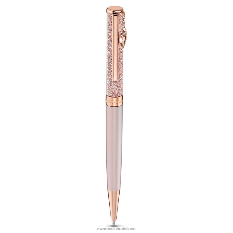 kryštalické guľôčkové pero srdce, tón ružového zlata, ružové lakované, pozlátené ružovým zlatom B8ZNT1284 Swarovski príslušenstvo - Image 4