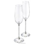 kryštalické opekacie flauty (sada 2 ks) zber B8ZNT1705 Swarovski dekorácie