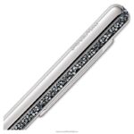 kryštálovo lesklé guľôčkové pero strieborný odtieň, pochrómovaný B8ZNT1275 Swarovski príslušenstvo - Image 3