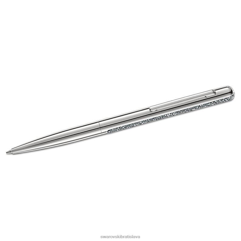 kryštálovo lesklé guľôčkové pero strieborný odtieň, pochrómovaný B8ZNT1275 Swarovski príslušenstvo - Image 4