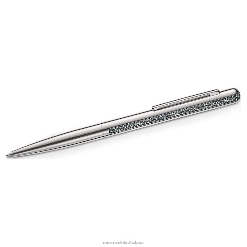 kryštálovo lesklé guľôčkové pero strieborný odtieň, pochrómovaný B8ZNT1275 Swarovski príslušenstvo - Image 1