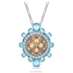 kuriózna brošňa viacfarebné, rhodiované B8ZNT245 Swarovski šperky