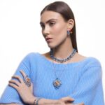 kuriózna brošňa viacfarebné, rhodiované B8ZNT245 Swarovski šperky - Image 8