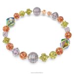 kuriózny náhrdelník magnetické zatváranie, viacfarebné, povrchová úprava zmiešaný kov B8ZNT101 Swarovski šperky - Image 3