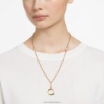 kuriózny náhrdelník zlatý tón, pozlátený B8ZNT66 Swarovski šperky - Image 2