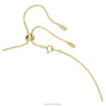 kuriózny prívesok trojuholníkový strih, modrá, pozlátená B8ZNT250 Swarovski šperky - Image 3