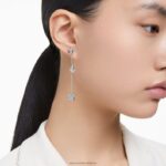 lilia visiace náušnice motýľ, modrá, rhodiovaná B8ZNT766 Swarovski šperky - Image 2