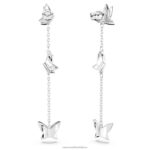 lilia visiace náušnice motýľ, modrá, rhodiovaná B8ZNT766 Swarovski šperky - Image 5