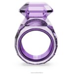 lucentný koktailový prsteň osemhranný strih, fialová B8ZNT1047 Swarovski šperky - Image 5