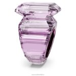 lucentný koktailový prsteň osemhranný strih, ružová B8ZNT1041 Swarovski šperky - Image 4