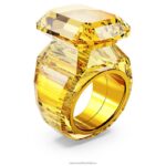 lucentný koktailový prsteň osemhranný výbrus, žltá B8ZNT1033 Swarovski šperky - Image 3