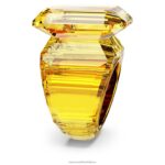 lucentný koktailový prsteň osemhranný výbrus, žltá B8ZNT1033 Swarovski šperky - Image 4