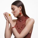 lucentný koktailový prsteň osemhranný výbrus, žltá B8ZNT1033 Swarovski šperky - Image 6