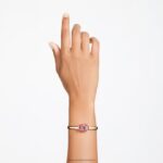 lucentný náramok magnetické zapínanie, ružové, pozlátené B8ZNT617 Swarovski šperky - Image 2