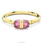 lucentný náramok magnetické zapínanie, ružové, pozlátené B8ZNT617 Swarovski šperky