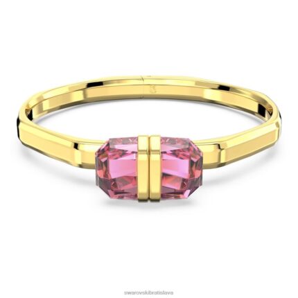 lucentný náramok magnetické zapínanie, ružové, pozlátené B8ZNT617 Swarovski šperky