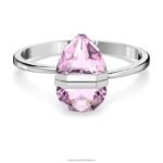 lucentný náramok magnetické zatváranie, oversized crystal, ružová, nerez B8ZNT638 Swarovski šperky