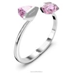 lucentný náramok magnetické zatváranie, oversized crystal, ružová, nerez B8ZNT638 Swarovski šperky - Image 4