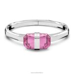 lucentný náramok magnetické zatváranie, ružové, nerez B8ZNT618 Swarovski šperky