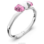 lucentný náramok magnetické zatváranie, ružové, nerez B8ZNT618 Swarovski šperky - Image 3