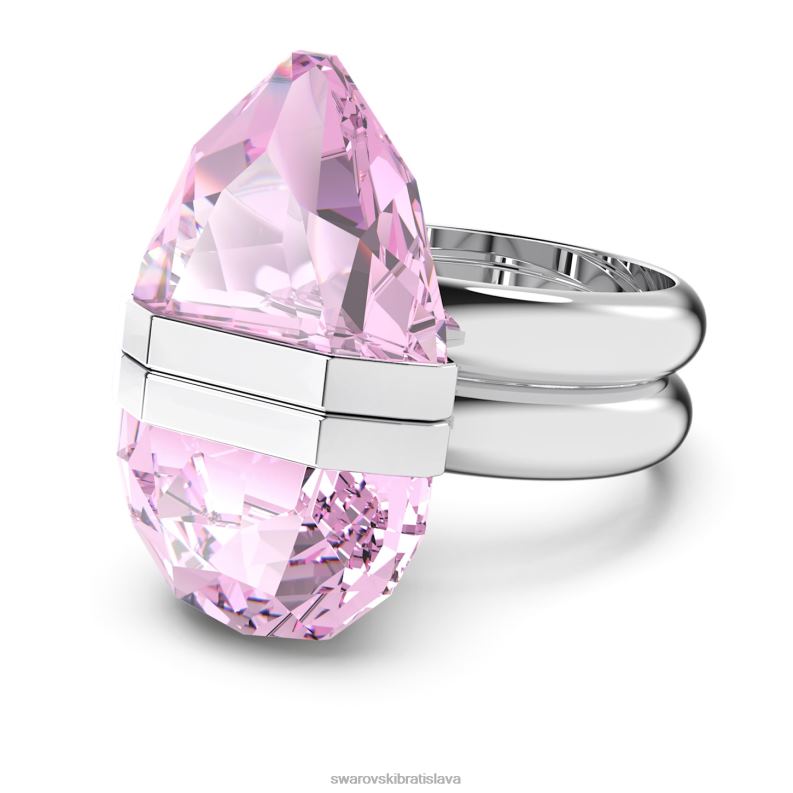 lucentny_prsten_magneticke_zapinanie_hruskovy_strih_ruzove_rhodiovane_b8znt1077_swarovski_sperky.jpg lucentný prsteň magnetické zapínanie, hruškový strih, ružové, rhodiované B8ZNT1077 Swarovski šperky - Image 1