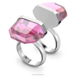 lucentný prsteň magnetické zapínanie, ružové, rhodiované B8ZNT1052 Swarovski šperky - Image 3
