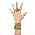 lucentný prsteň magnetické zatváranie, žlté, pozlátené B8ZNT1064 Swarovski šperky - Image 7