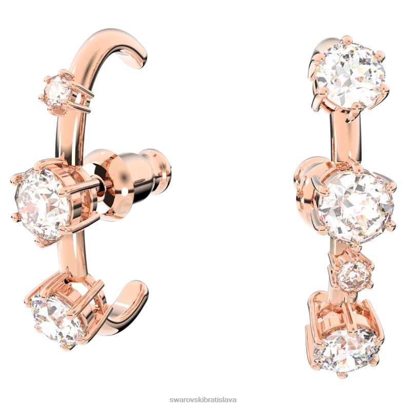 manzety_na_usi_constella_asymetricky_dizajn_okruhly_strih_biela_pozlatena_ruzovym_zlatom_b8znt972_swarovski_sperky.jpg manžety na uši constella asymetrický dizajn, okrúhly strih, biela, pozlátená ružovým zlatom B8ZNT972 Swarovski šperky - Image 1