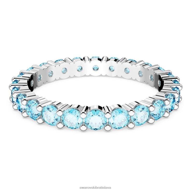 matricovy_kruzok_okruhly_vybrus_modra_rhodiovana_b8znt1005_swarovski_sperky.jpg matricový krúžok okrúhly výbrus, modrá, rhodiovaná B8ZNT1005 Swarovski šperky - Image 1