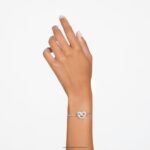 matricový náramok srdce, biele, rhodiované B8ZNT440 Swarovski šperky - Image 2
