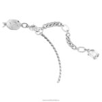 matricový náramok srdce, biele, rhodiované B8ZNT440 Swarovski šperky - Image 4