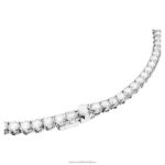 matrix tenisový set okrúhly výbrus, biely, rhodiovaný B8ZNT388 Swarovski šperky - Image 5