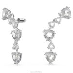 mesmera manžety na uši triliantový výbrus, biely, rhodiovaný B8ZNT961 Swarovski šperky - Image 3