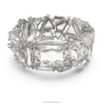 mesmera náramok nadrozmerné kryštály, biele, rhodiované B8ZNT588 Swarovski šperky