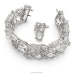 mesmera náramok nadrozmerné kryštály, biele, rhodiované B8ZNT588 Swarovski šperky - Image 3