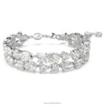 mesmera náramok zmiešané rezy, biele, rhodiované B8ZNT517 Swarovski šperky