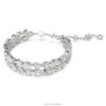 mesmera náramok zmiešané rezy, biele, rhodiované B8ZNT517 Swarovski šperky - Image 3