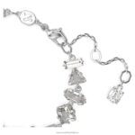 mesmera náramok zmiešané rezy, biele, rhodiované B8ZNT520 Swarovski šperky - Image 4