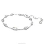 mesmera náramok zmiešané strihy, rozptýlené prevedenie, biela, rhodiované B8ZNT519 Swarovski šperky - Image 3