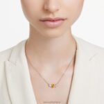 mesmera prívesok zmiešané rezy, žltá, povrchová úprava zmiešaný kov B8ZNT276 Swarovski šperky - Image 2