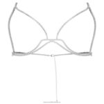 Millenia body chain okrúhly výbrus, biely, rhodiovaný B8ZNT1491 Swarovski šperky - Image 6