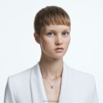 millenia náhrdelník osemhranného strihu modrá, rhodiovaná B8ZNT27 Swarovski šperky - Image 2