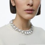 millenia náhrdelník osemhranného strihu nadrozmerné kryštály, biele, rhodiované B8ZNT134 Swarovski šperky - Image 2