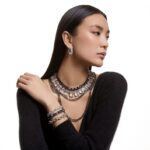 millenia náhrdelník osemhranného strihu nadrozmerné kryštály, biele, rhodiované B8ZNT134 Swarovski šperky - Image 6