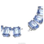 millenia náhrdelník osemhranného strihu nadrozmerné kryštály, modré, rhodiované B8ZNT148 Swarovski šperky - Image 4