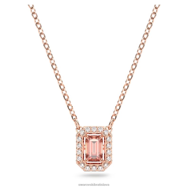millenia_nahrdelnik_osemhranneho_strihu_ruzove_pozlatene_ruzovym_zlatom_b8znt45_swarovski_sperky.jpg millenia náhrdelník osemhranného strihu ružové, pozlátené ružovým zlatom B8ZNT45 Swarovski šperky - Image 1