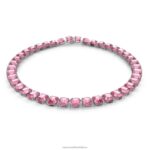 millenia náhrdelník osemhranného strihu ružové, rhodiované B8ZNT40 Swarovski šperky