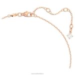 millenia náhrdelník osemhranného strihu zelená, pozlátená ružovým zlatom B8ZNT121 Swarovski šperky - Image 3